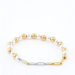 Ombre Paperclip Stretch Bracelet